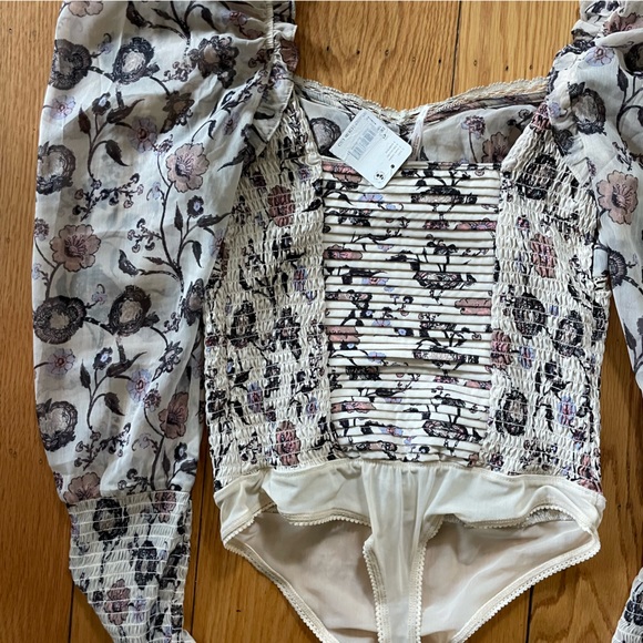 NWT Free People Bridgerton Brunch Date Ivory
Combo Bodysuit - Picture 6 of 11